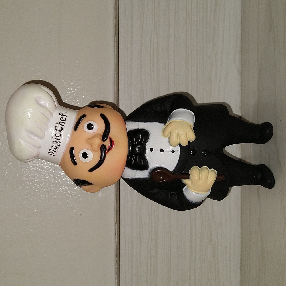 Vintage Magic Chef Advertising Collectible Rubber Piggy Bank